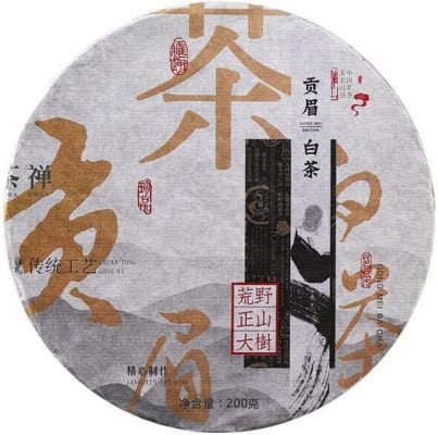 Thé Blanc Vieux Yunnan Gâteau au thé blanc Grande Feuille Perte de poids Avantages pour la santé 200g