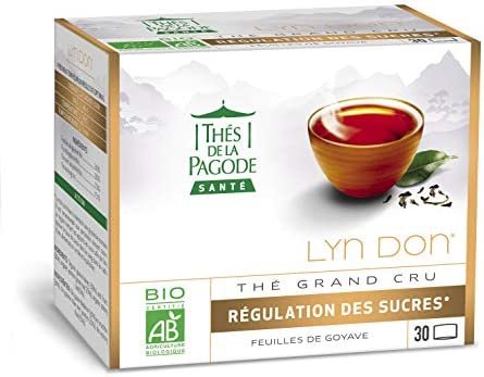 Thés de la Pagode – Thé Lyn don Bio – Thé Bio Wulong à la goyave – Boîte 30 infusettes – Lutte contre les excès de sucre