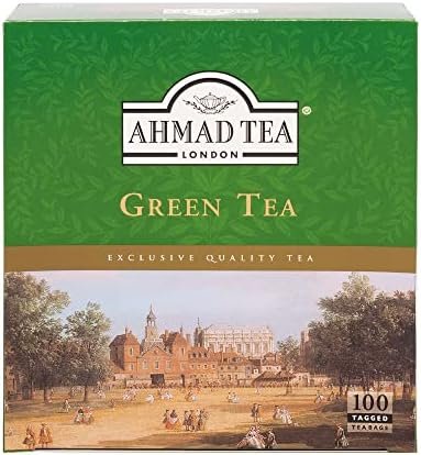 Ahmad Tea Thé Vert, 100 Sachets de 2 g Ahmad Tea Thé Vert, 100 Sachets de 2 g