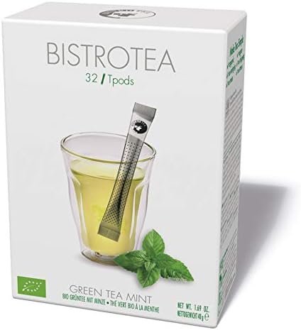 Boite de 32 sticks de thé vert à la Menthe Bio