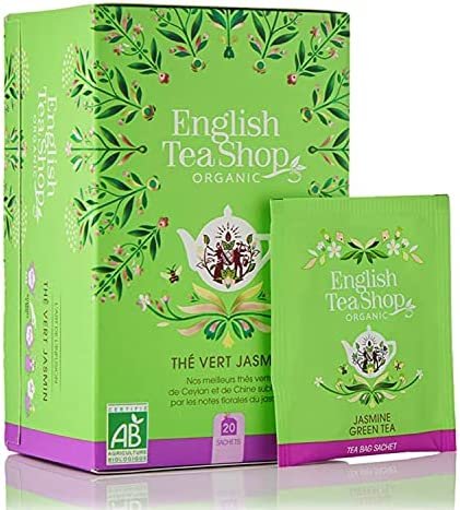 English Tea Shop – Thé Vert Jasmin Bio – 20 Sachets