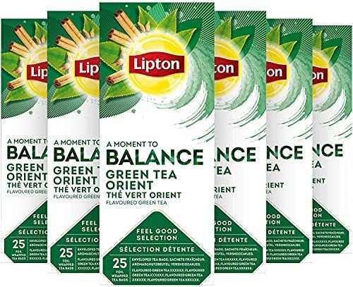 Lipton Feel Good Selection Thé Vert Orient 150 sachets (lot de 6 x 25 sachets)