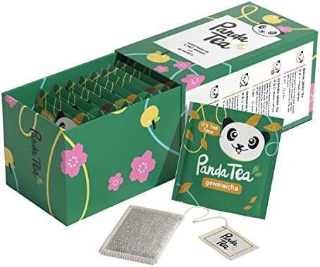 Panda Tea Coffret Spécial Sélection Thé Vert | Coffret Spécial Contenant 4 Thés Verts Japonais D&rsquo;exception | Thé Vert 5 Sachets Par Référence | 20 Sachets