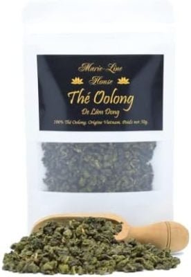 Thé Bleu Oolong de Dalat en vrac 50g. Viêtnam – Thé Oolong des hauts plateaux de Lâm Đồng.