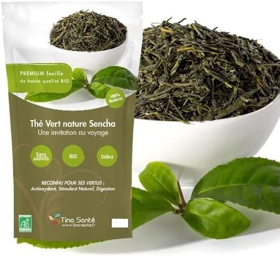 Thé SENCHA. Sencha bio Infusion. Thé sencha japonais, Thé vert sencha bio. Sachet de 125 grammes. SENCHA. Matcha.