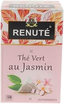 Thé vert au jasmin – 20 sachets – Boîte 32g