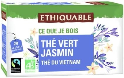 Thé vert jasmin bio & équitable