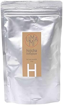 Umami Paris – Thé vert Hojicha bio 100g feuilles et branches torréfiées – Organic Japanese roasted green tea 100g