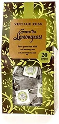 Vintage Teas Sachets de Thé Vert Tea Lemongrass Vert 20 Sachets 200 g
