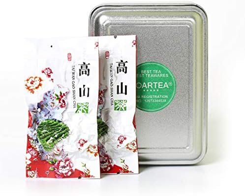 GOARTEA Thé Oolong Taïwan Milky Thé vert Oolong Tea Loose Leaf 10pcs 8g Supreme Milk Oolong Tea Taiwan Tea – Milk Oolong Green Tea – High Mountain Alishan Jin Xuan Oolong Thé
