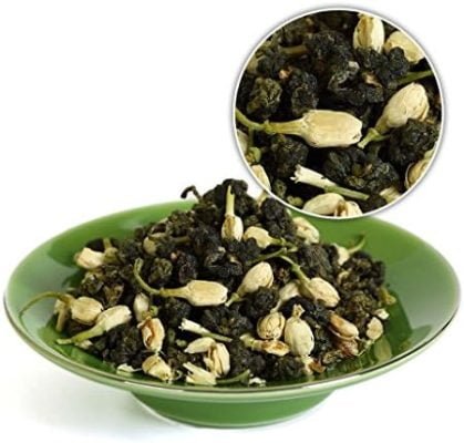 GOARTEA Thé Oolong Taïwan Loose Leaf Dong Ding Oolong Tea 250g / 8.8oz Supreme Thé Vert au Jasmin Oolong Tung Ting Oolong Tea Thé vert Oolong Tea Dongding Oolong Tea High Mountain Oolong Tea