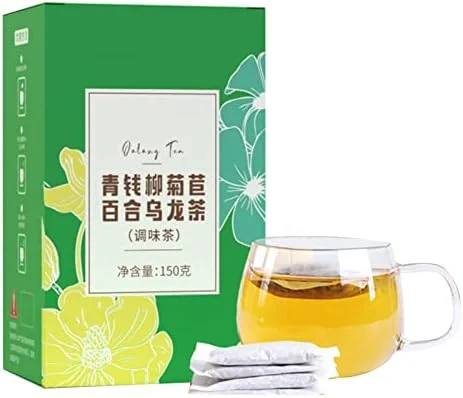30 Sachets de thé Oolong, Faits D&rsquo;orge, D&rsquo;aubépine, de Racine de Kudzu, de Laitue, de Gardénia, de Lys, de Feuille de Mûrier, de Feuille de Saule Vert et de thé Oolong