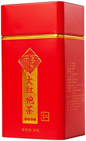 50 G/0,71 Oz Wuyishan Dahongpao Thé en Vrac, Thé Zhengyan Dahongpao Oolong, Thé Oolong Chinois Traditionnel en Conserve, Doux et épais