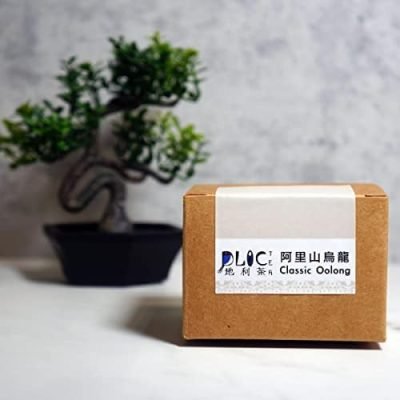 DLIC TEA Taiwan Alishan Qingxin Oolong Vert Oolong 75g Haute Montagne Thé Léger Fermenté Boîte De Papier Emballé