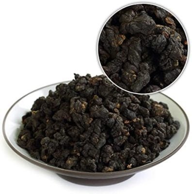 GOARTEA Thé Oolong Taïwan Black Oolong Tea Loose Leaf 100g / 3.5oz Premium Grade Taiwan Black Tea – Honey Flavour Taiwan Oolong Tea – High Mountain Oolong Thé – Guifei Oolong Black Tea