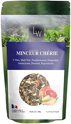 LINKING WELLNESS – « Minceur Chérie » Mélange de 5 Thés en Vrac, Thé Vert China Chun Mee, Maté Vert, Thé blanc Pai Mu Tan, Thé Vert Darjelling, Thé China Oolong, Issu de l’agriculture Ecologique- 100 g LINKING WELLNESS – « Minceur Chérie » Mélange de 5 Thés en Vrac, Thé Vert China Chun Mee, Maté Vert, Thé blanc Pai Mu Tan, Thé Vert Darjelling, Thé China Oolong, Issu de l’agriculture Ecologique- 100 g