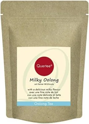 Milky Thé Oolong au lait – Thé Oolong avec une fine note de lait – 100 g – Thé en vrac de Quertee Milky Thé Oolong au lait – Thé Oolong avec une fine note de lait – 100 g – Thé en vrac de Quertee