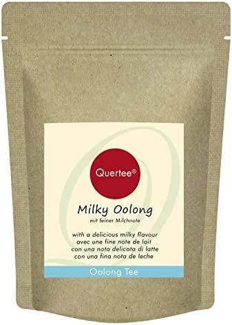 Milky Thé Oolong au lait – Thé Oolong avec une fine note de lait – 100 g – Thé en vrac de Quertee Milky Thé Oolong au lait – Thé Oolong avec une fine note de lait – 100 g – Thé en vrac de Quertee