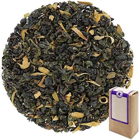N° 1386: Thé oolong « Fleur de mandarin » – feuilles de thé – 100 g – GAIWAN® GERMANY – oolong de Chine, mandarine