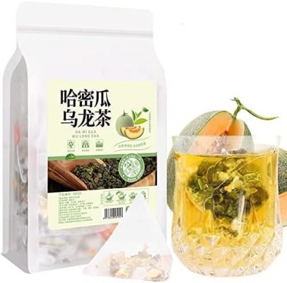 Plant Gift Hami Melon Oolong Tea Bags 8.81oz (10g*25bags), thé Oolong, cantaloup sec, Chine pure et naturelle, mélange de santé de thé, mélange de thé de fleur 250g 哈密瓜乌龙茶