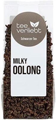 Teeverliebt Milky Oolong, thé noir en vrac, thé chinois, mélange de thé noir Oolong, 100 g