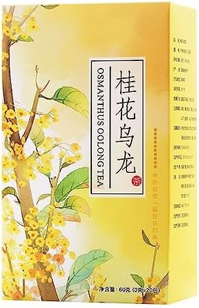 Thé Oolong Thé Triangle Fleur Feuilles Thé Chinois Sac pour Oolong Thé Feuilles Bubble Tea 20 Comptes Oolong