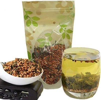 100g (0.22LB) Thé vert au riz brun Genmaicha Sencha avec tisane au thé Thé parfumé Thé aux fleurs Thé aux herbes Thé aux herbes Thé cru Sheng cha Nourriture verte Thé aux fleurs Santé Thé chinois