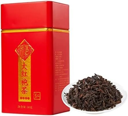 Thé Chinois, Thé Santé, Thé Dahongpao, 50 G De Thé Dahongpao Hautement Aromatisé En Conserve De Thé Chinois Oolong de la Montagne Wu Yi Pour un Usage Domestique, Cadeau De Fête