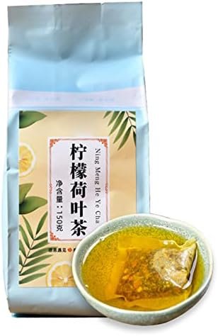 30 Paquets de 150 G de Thé À la Feuille de Lotus Au Citron, Parfum Puissant, Arôme Fruité, Goût Aigre Doux, Sachets Indépendants, Facile À Transporter, Tisane Adaptée Aux Cadeaux pour la Famille