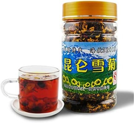 45g (0.10LB) Daisy de neige biologique de montagne de Kunlun chrysanthème Thé Tonic Herbes Thé Sheng cha Thé Parfumé Santé Thé Thé Chinois