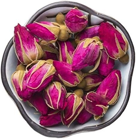 50g (0.11LB) Rose bourgeon, soin Thé parfumé à la fleur, thé parfumé à base d&rsquo;herbes de rose thé parfumé Thé de fleur Thé à base de plantes Herbes de thé Thé vert Thé cru Thé aux fleurs Thé chinois