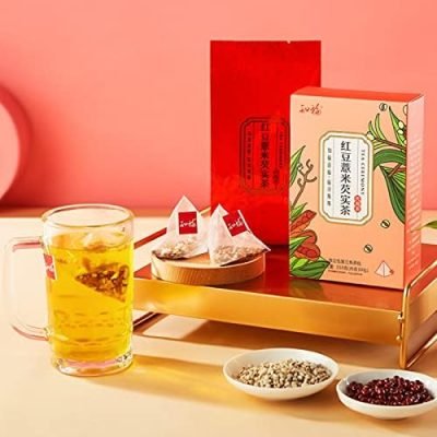 Échantillonneur de Tisanes Haricots Rouges Sachets de thé Ratio Scientifique Parfum Riche pour l&rsquo;exercice des Hommes