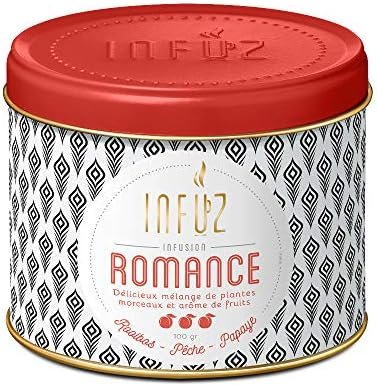 Infuz Infusion Romance – Rooibos Pêche Papaye 100gr