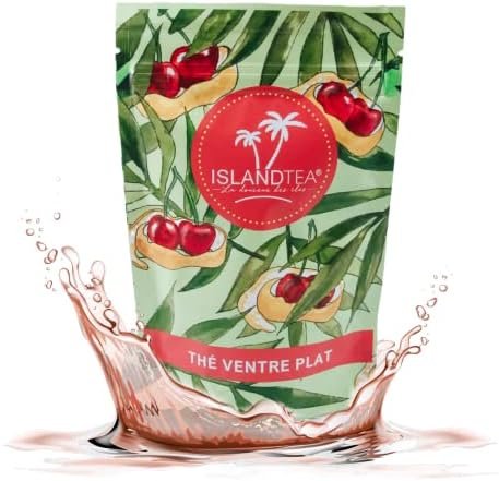 Islandtea- Thé ventre plat – Thé et infusion – Parfum Cerise citron – 100g