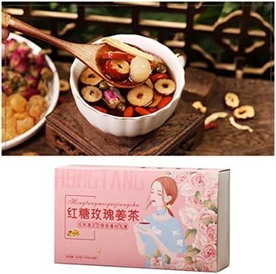 Sachet de thé parfumé, thé au sucre brun et au gingembre 500 g sans additif, bon goût, processus de broyage en poudre pour les mains froides