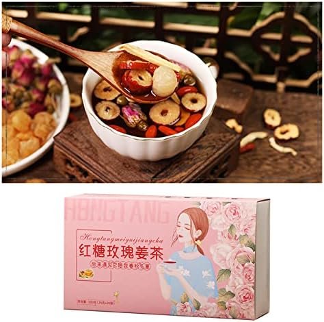 Sachet de thé parfumé, thé au sucre brun et au gingembre 500 g sans additif, bon goût, processus de broyage en poudre pour les mains froides Sachet de thé parfumé, thé au sucre brun et au gingembre 500 g sans additif, bon goût, processus de broyage en poudre pour les mains froides