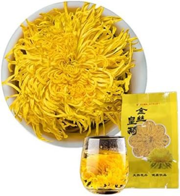Spécialité chinoise Tisane Bio Soie Dorée Grand Chrysanthème Nouveau Parfum Thé Soins de Santé Fleur Thé Top Qualité Aliments Verts Sains (100pcs)