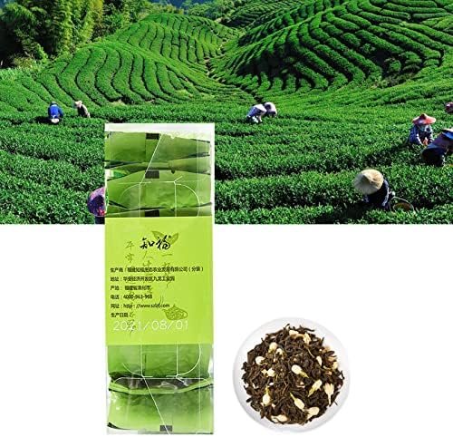 Thé au jasmin, forme de fleur complète, stockage à température normale, parfumé, thé vert chinois, contenu net de 100 g pour cadeaux de fête Thé au jasmin, forme de fleur complète, stockage à température normale, parfumé, thé vert chinois, contenu net de 100 g pour cadeaux de fête