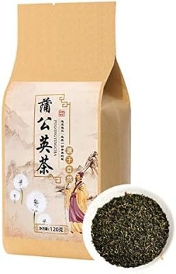 Thé de Racine de Pissenlit, 120 G Favorise la Digestion Parfumé Portable 30 Sachets Tisane Thé de Pissenlit Thé Chinois Biologique pour Cadeau de Bureau à Domicile