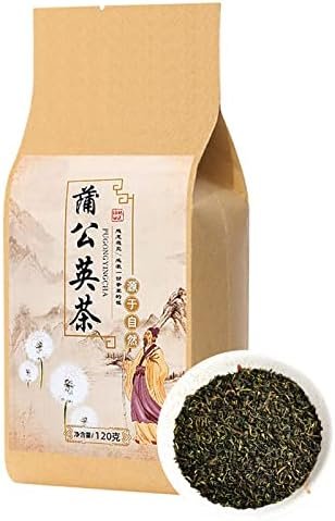 Thé de Racine de Pissenlit, 120 G Favorise la Digestion Parfumé Portable 30 Sachets Tisane Thé de Pissenlit Thé Chinois Biologique pour Cadeau de Bureau à Domicile