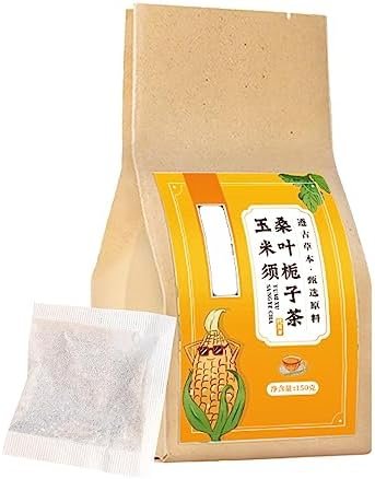 Thé de Soie de Maïs, Tisane Parfumée Thé de Combinaison de Feuille de Lotus de Soie de Maïs 150g 30 Unités Thé de Soie de Maïs, Tisane Parfumée Thé de Combinaison de Feuille de Lotus de Soie de Maïs 150g 30 Unités