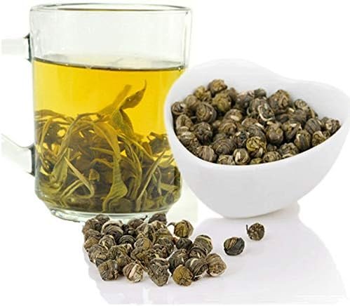 Thé parfumé de fleur de jasmin de soin de santé thé parfumé de perle de jasmin 100g (0.22LB) Chine Thé vert rentable de de thé chinois