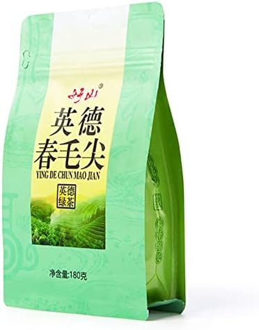 Thé vert Maojian, processus de fabrication standardisé jaune vif thé vert au jasmin parfumé fort noisette apparence délicate pour le printemps