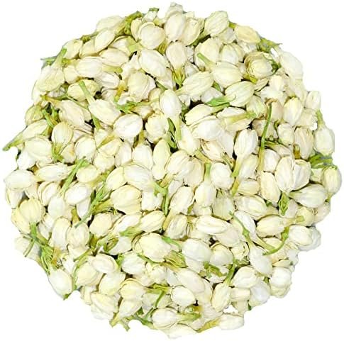 TooGet Bourgeons de Jasmin Purs Naturels Parfumés Fleurs de Jasmin Séchées en Gros Tisane – 60g