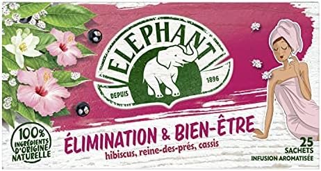 Elephant Infusion Elimination et Bien-être, 12 x 25 unités