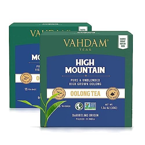 Himalayan Oolong Feuilles De Thé, 30 Thé Bag, Sachets De Thé Oolong En Pyramide à Longues Feuilles, Thé Oolong Pour Perdre Du Poids, 100% De Thé Oolong Naturel, Thé Detox Et Thé Amincissant