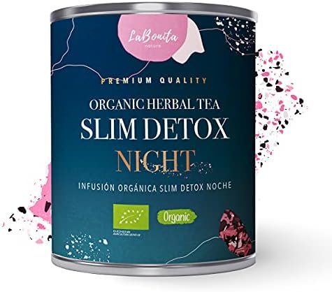 LaBonita Nature – Slim Detox Night. Infusion 100% Organique. Thé en Vrac. 100 GR LaBonita Nature – Slim Detox Night. Infusion 100% Organique. Thé en Vrac. 100 GR