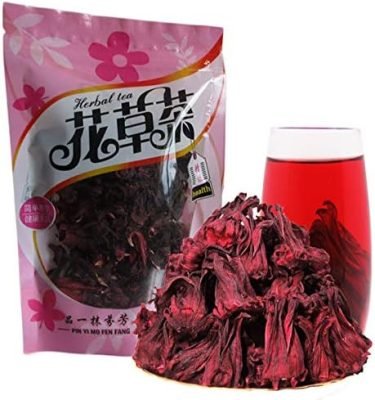 Soins de santé 50g Thé à l&rsquo;hibiscus Thé Roselle Thé parfumé aux fleurs naturelles Fit Détox
