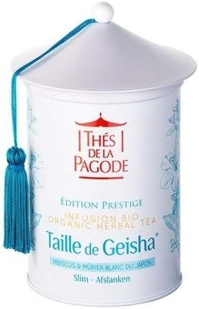 Taille de Geisha par Thés de La Pagode | Edition Prestige – Boite de 70 grammes | Infusion minceur