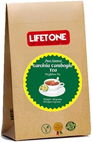 Thé Garcinia Cambogia | Thé de jour et de nuit | Délicieux booster immunitaire et soutien du sommeil aux avantages prouvés | Thé Détox (20 Sachets)